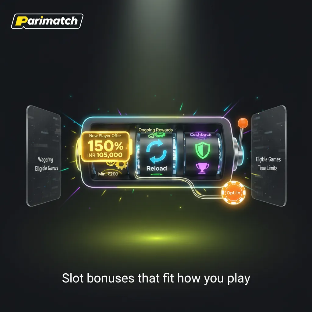Special Parimatch App Welcome bonus for players who love slots games