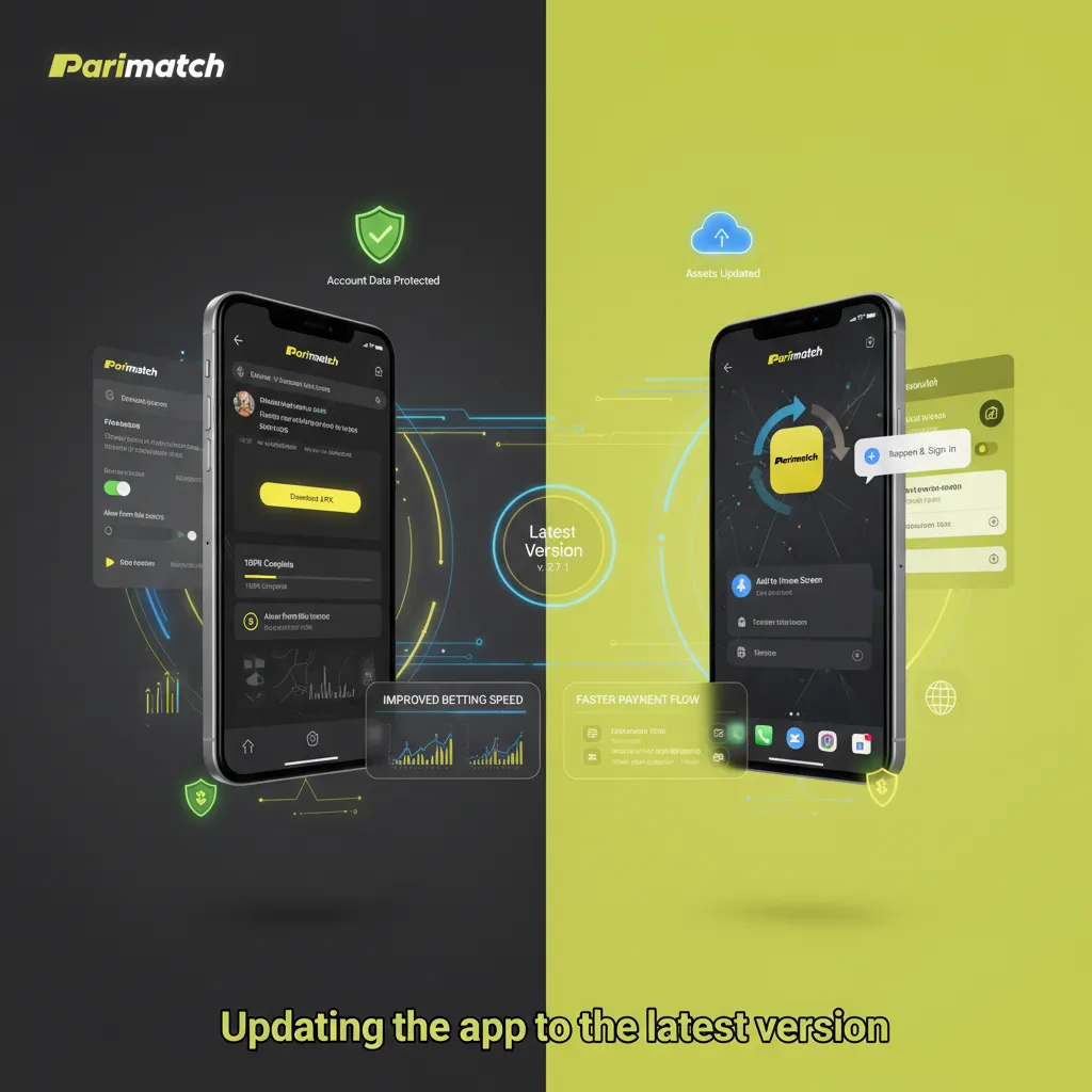 Update to latest version of Parimatch app: Android download APK from site
